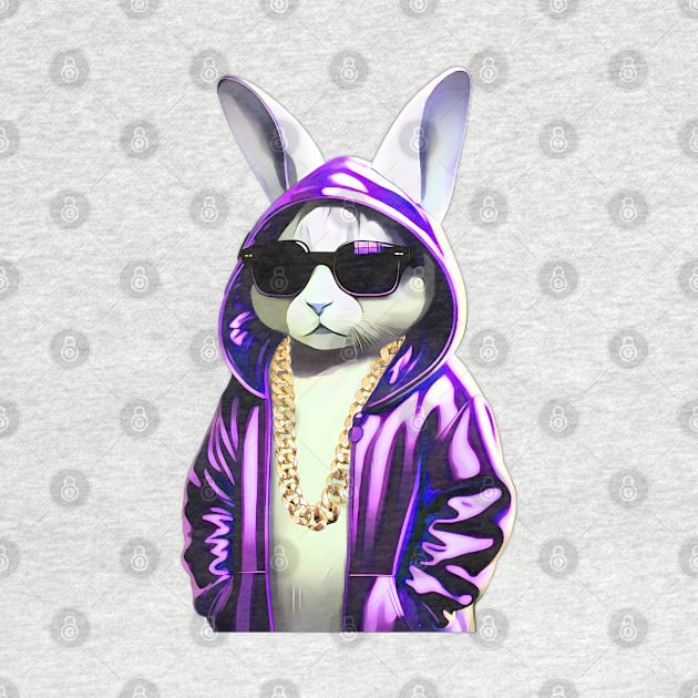 Hip-Hop Bunny by Mr.PopArts